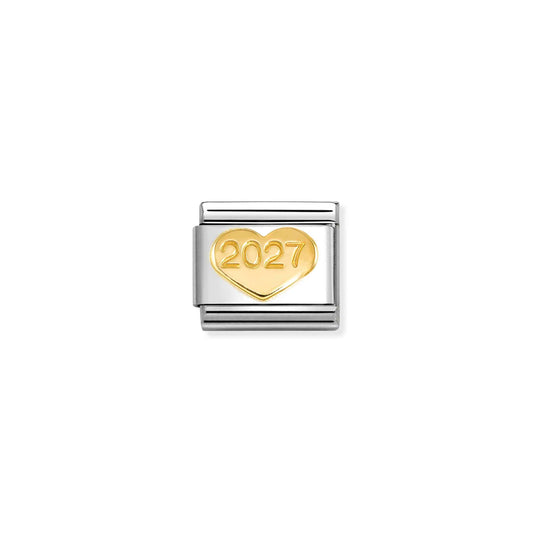 Composable Classic SYMBOLS steel and 18k gold 2027 Heart