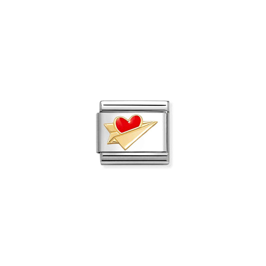 Composable Classic LOVE 2 stainless steel enamel and 18k gold
