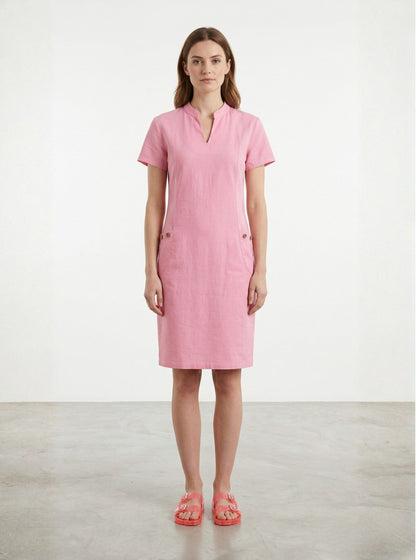 Hettie Notch Neck Dress