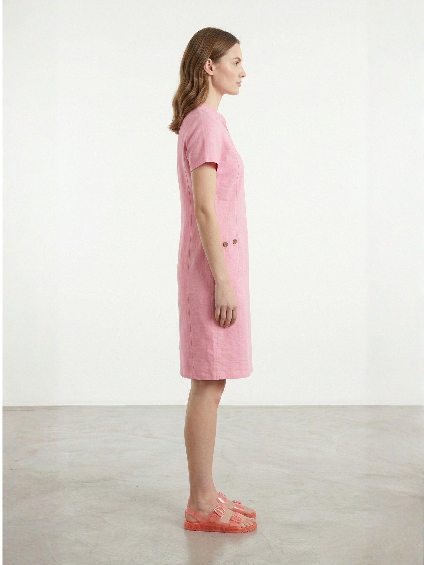 Hettie Notch Neck Dress