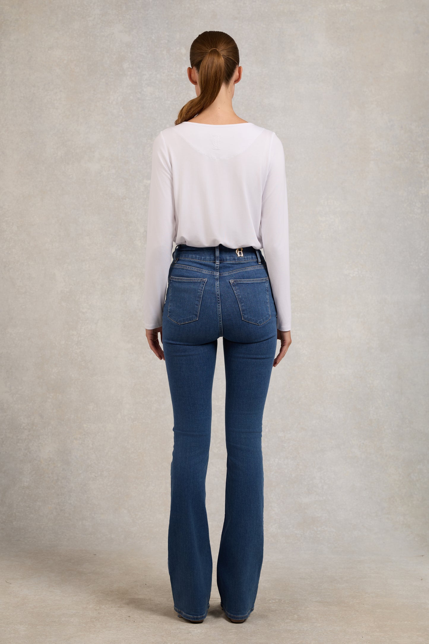 High Rise Flared Jean