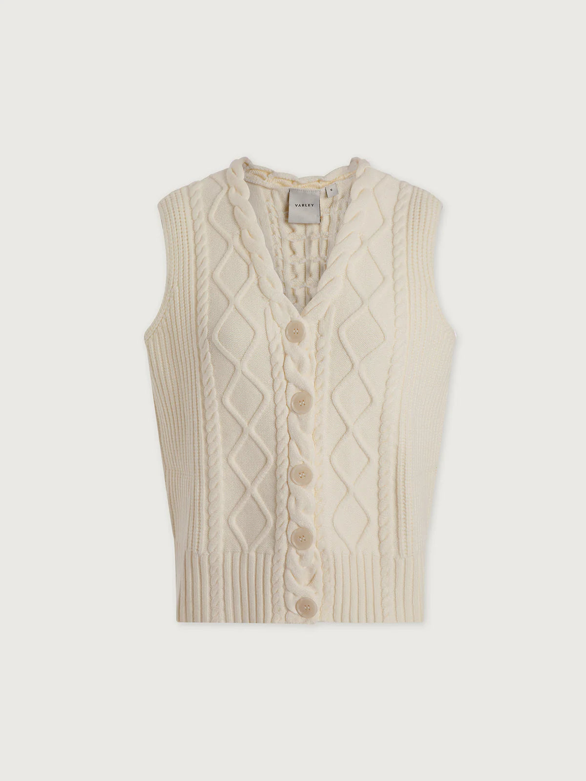Tatyana Cable Knit Vest