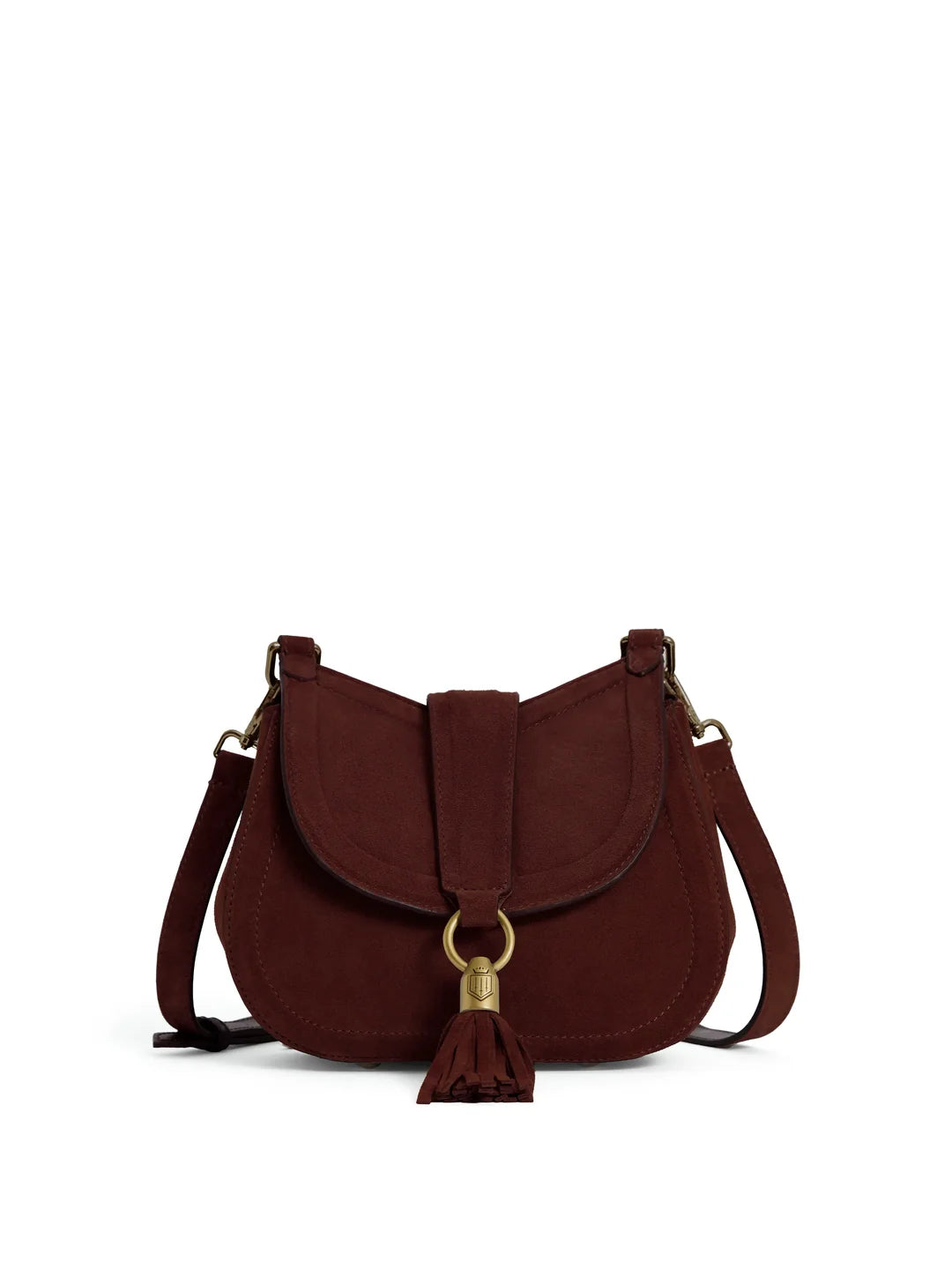 Langham Messenger Bag Suede - Port