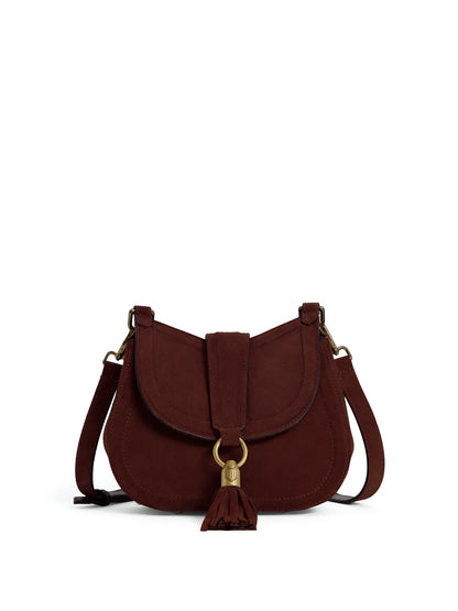 Langham Messenger Bag Suede - Port
