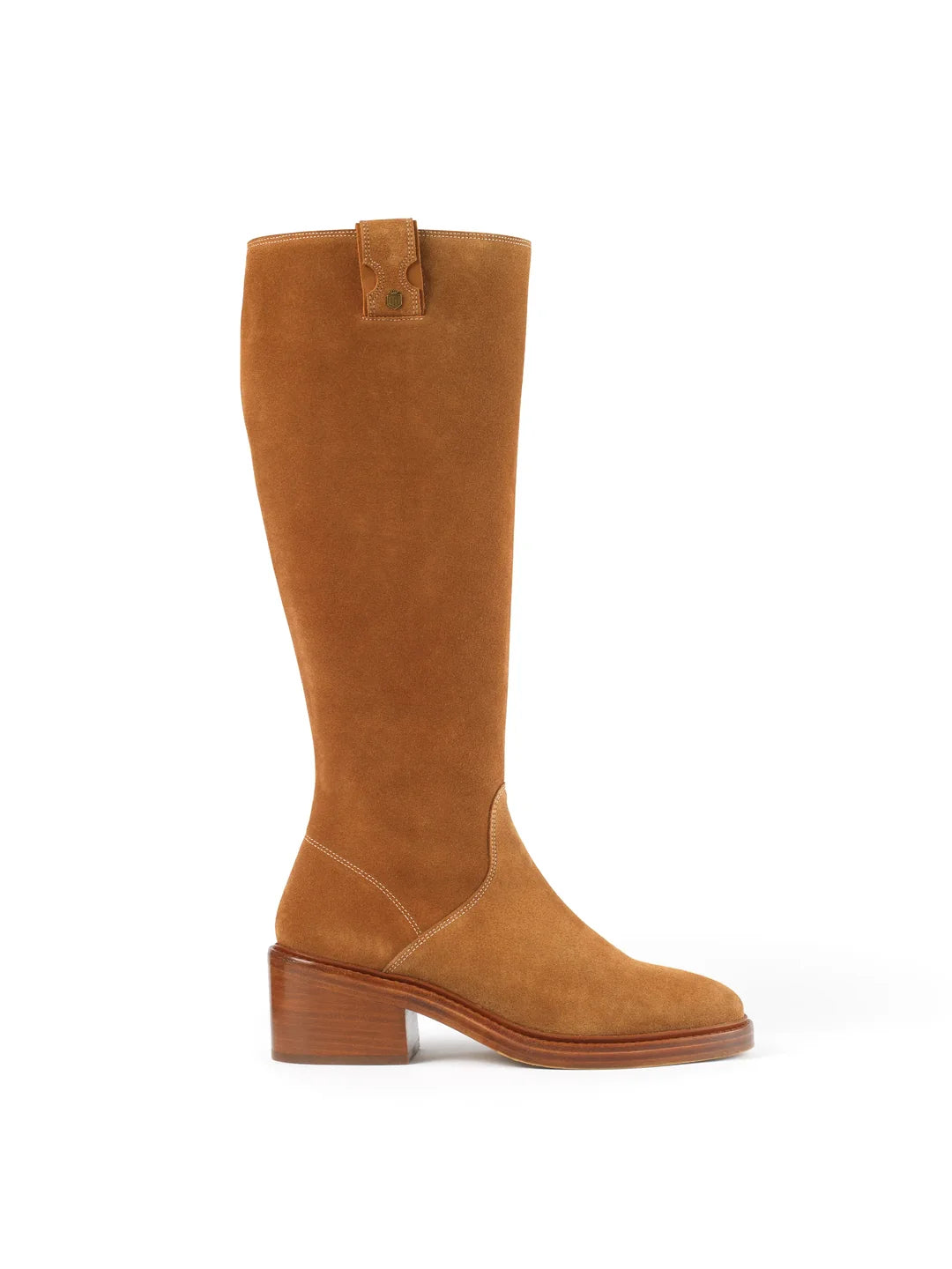 Oulton Suede Heeled Knee-high Boots