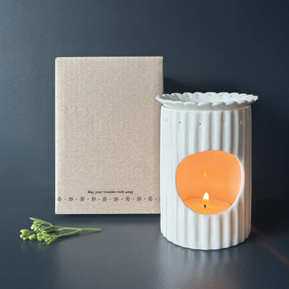 Wax Melt Burner - May Your Troubles Melt Away