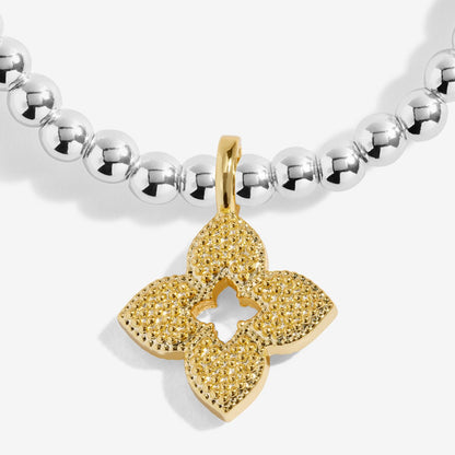 A Little 'There's No Better Friend Than You' Bracelet In Silver and Gold Plating