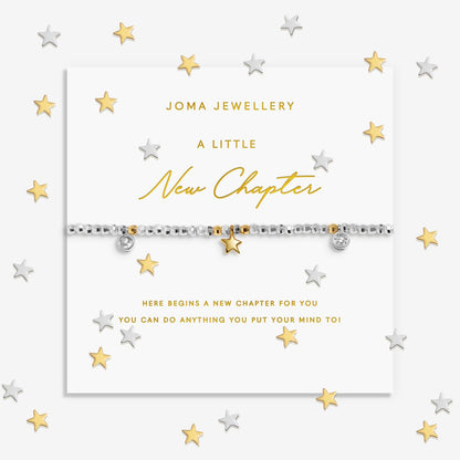 Sparkle Confetti A Little 'New Chapter' Bracelet In Silver and Gold Plating