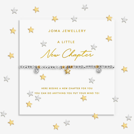 Sparkle Confetti A Little 'New Chapter' Bracelet In Silver and Gold Plating