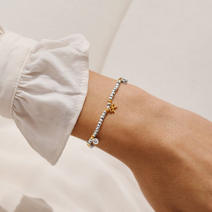 Sparkle Confetti A Little 'Thank You' Bracelet In Silver and Gold Plating