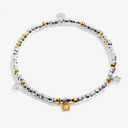 Sparkle Confetti A Little 'Proud Of You' Bracelet In Silver and Gold Plating