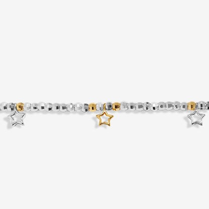 Sparkle Confetti A Little 'Proud Of You' Bracelet In Silver and Gold Plating
