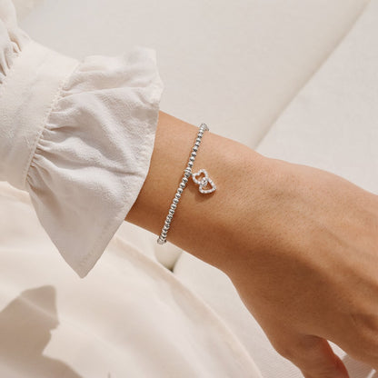 Confetti A Little 'Happy Birthday Friend' Bracelet In Silver Plating