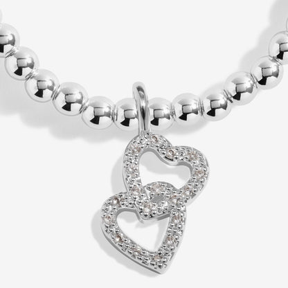 Confetti A Little 'Happy Birthday Friend' Bracelet In Silver Plating