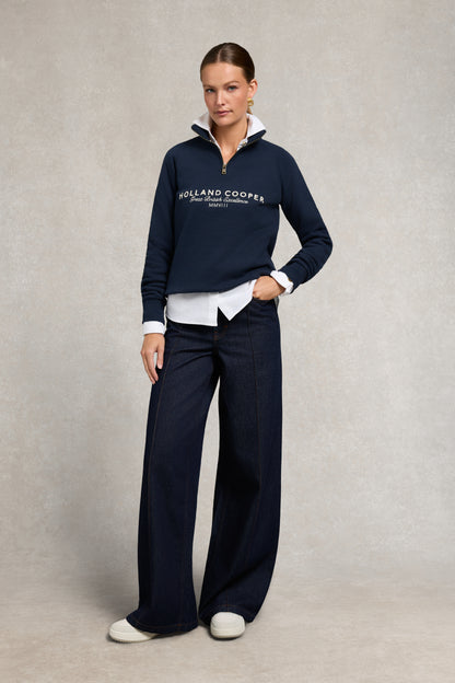 Sporting Goods Zip Henley