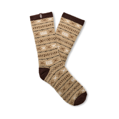 Leslie Graphic Crew Sock