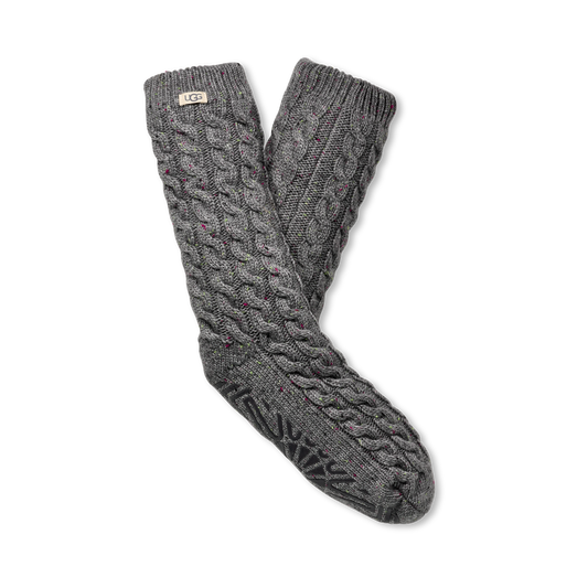 Women's Elowyn Cable Knit Fleece Lined Sock