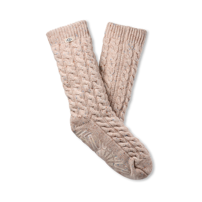 Women's Elowyn Cable Knit Fleece Lined Sock