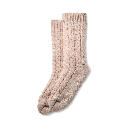 Women's Elowyn Cable Knit Fleece Lined Sock