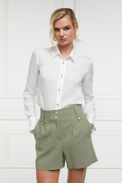 Tailored Short Linen