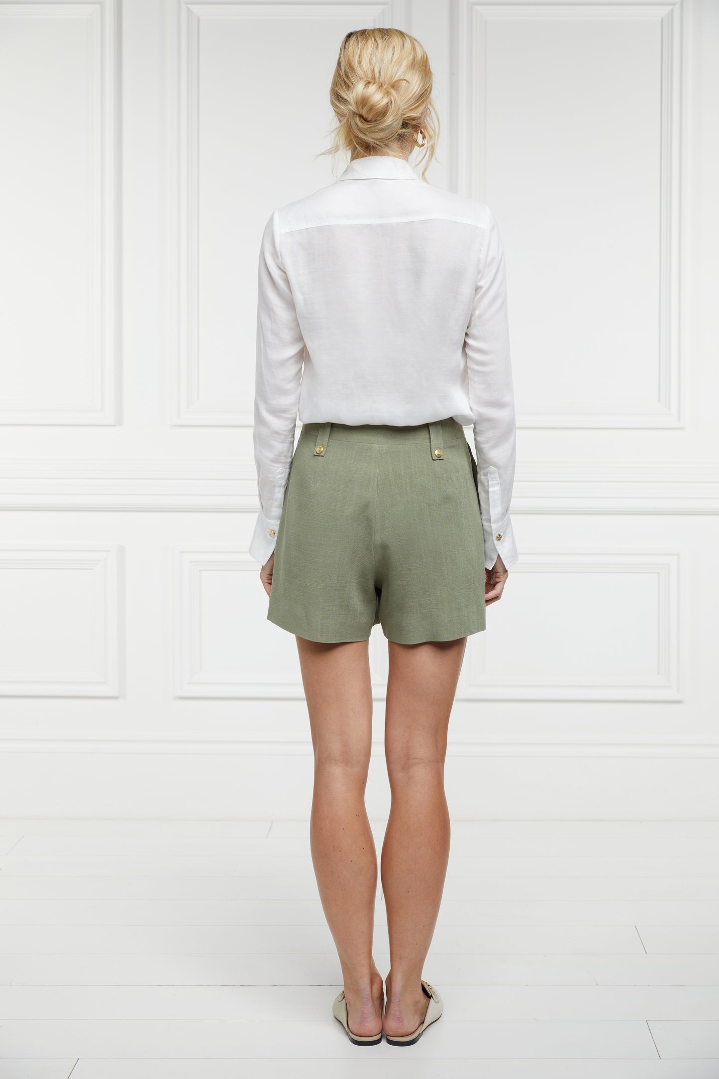 Tailored Short Linen