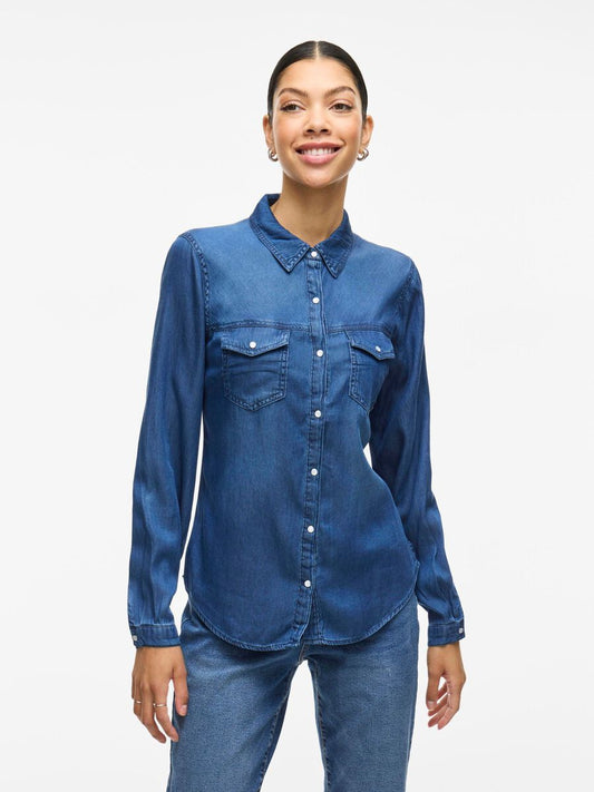 VIBISTA POCKET DENIM SHIRT