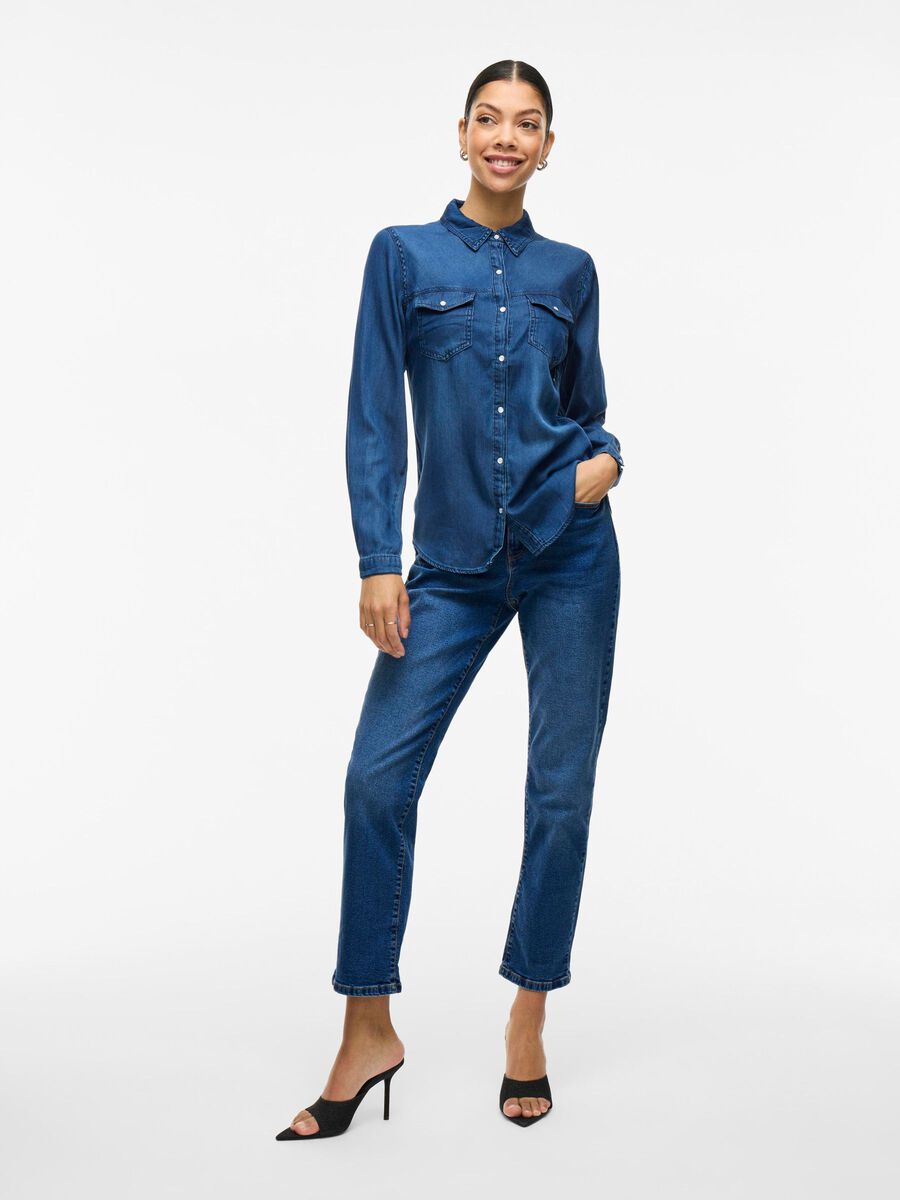 VIBISTA POCKET DENIM SHIRT