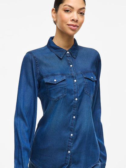 VIBISTA POCKET DENIM SHIRT