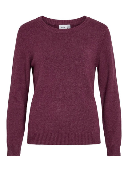 VIRIL ROUND NECK KNITTED PULLOVER