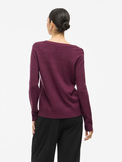 VIRIL ROUND NECK KNITTED PULLOVER