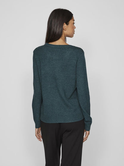VIRIL ROUND NECK KNITTED PULLOVER