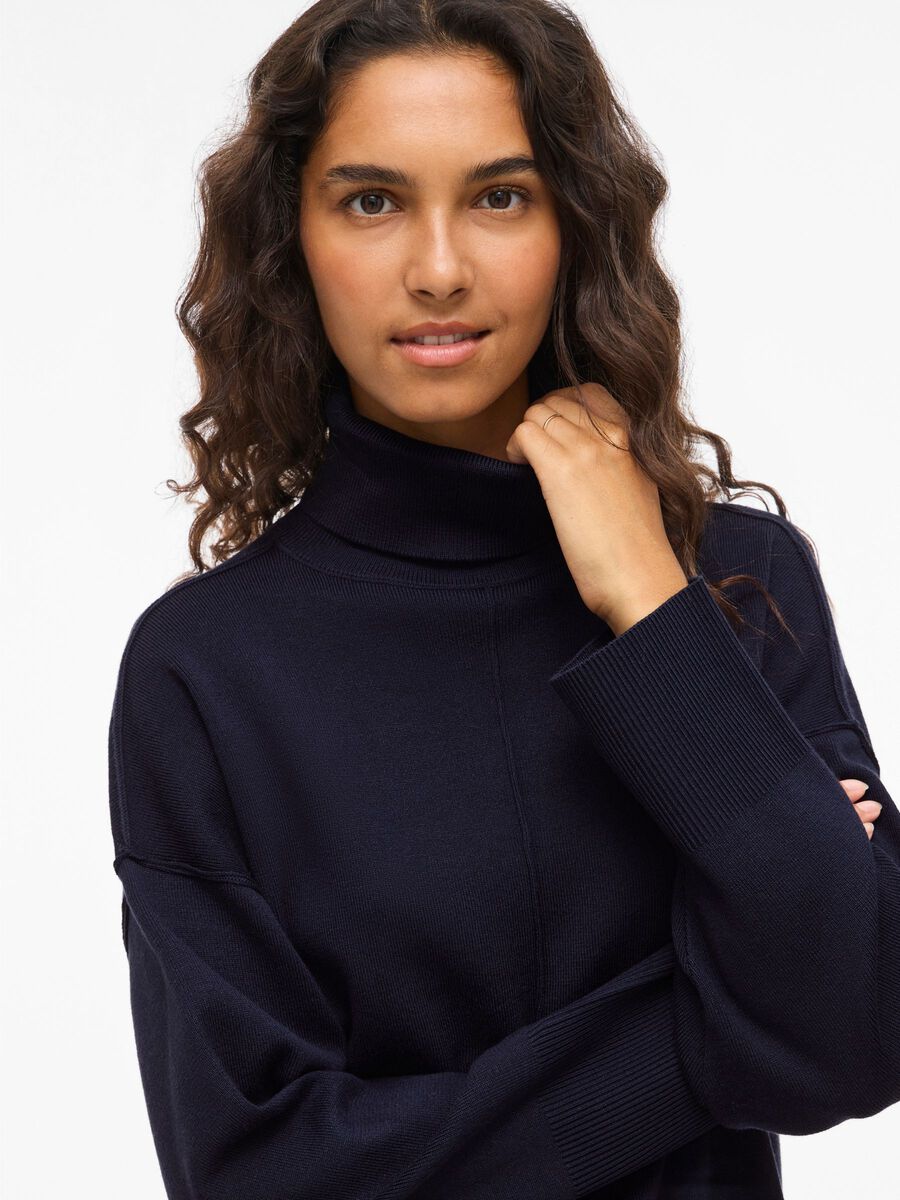 VIOSTRIA TURTLENECK KNITTED PULLOVER