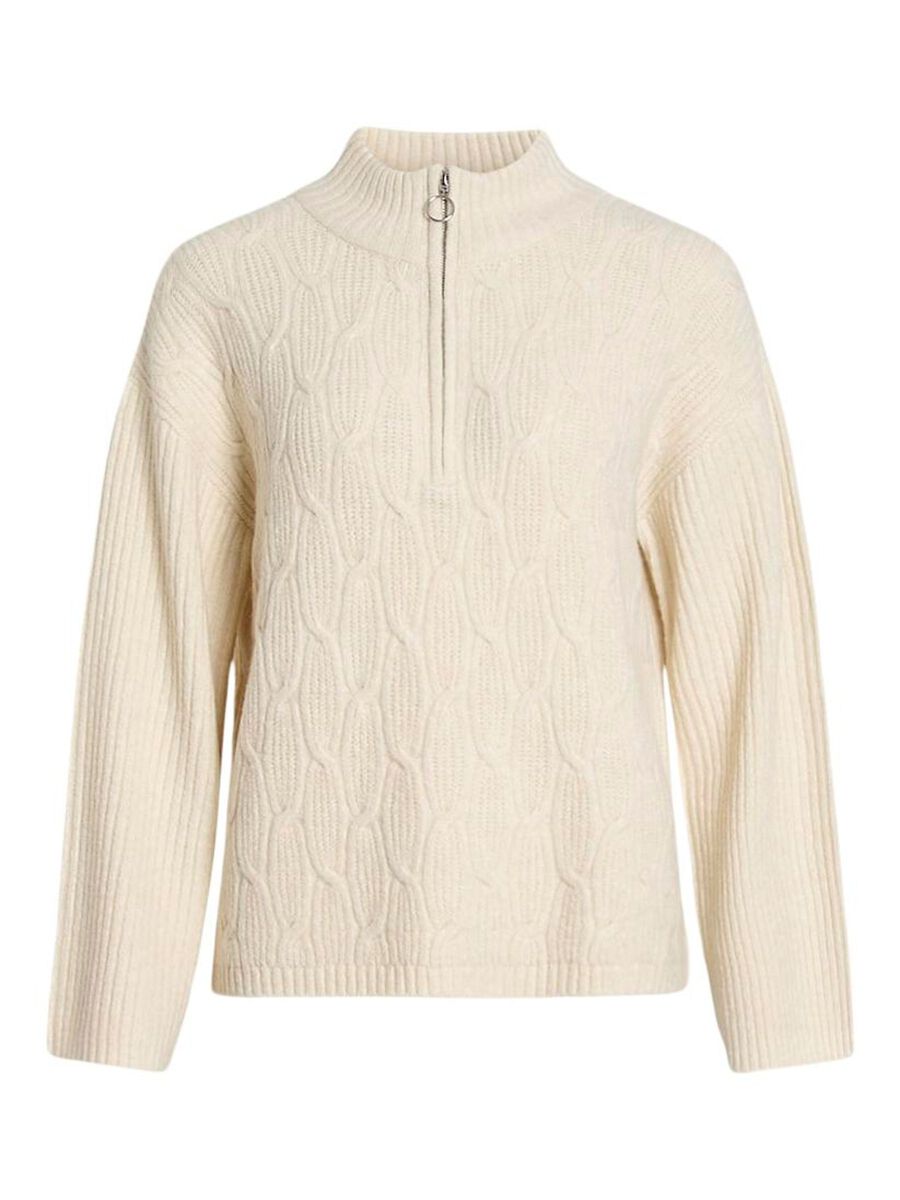 VILASSIA HIGH NECK KNITTED PULLOVER