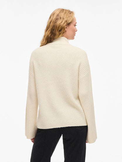 VILASSIA HIGH NECK KNITTED PULLOVER