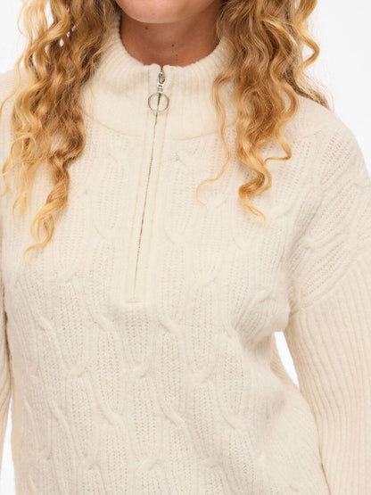 VILASSIA HIGH NECK KNITTED PULLOVER