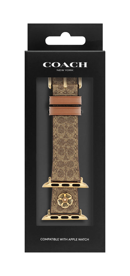 Coach Watch Strap (Apple watch compatible)