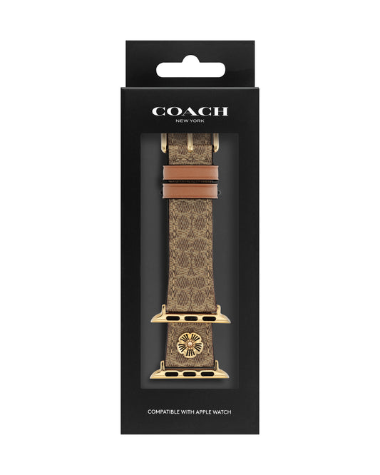 Coach Watch Strap (Apple watch compatible)
