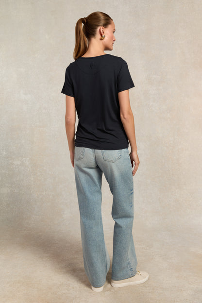 Relax Fit Vee Neck Tee