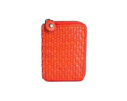 Leather Purse - Orange