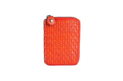 Leather Purse - Orange