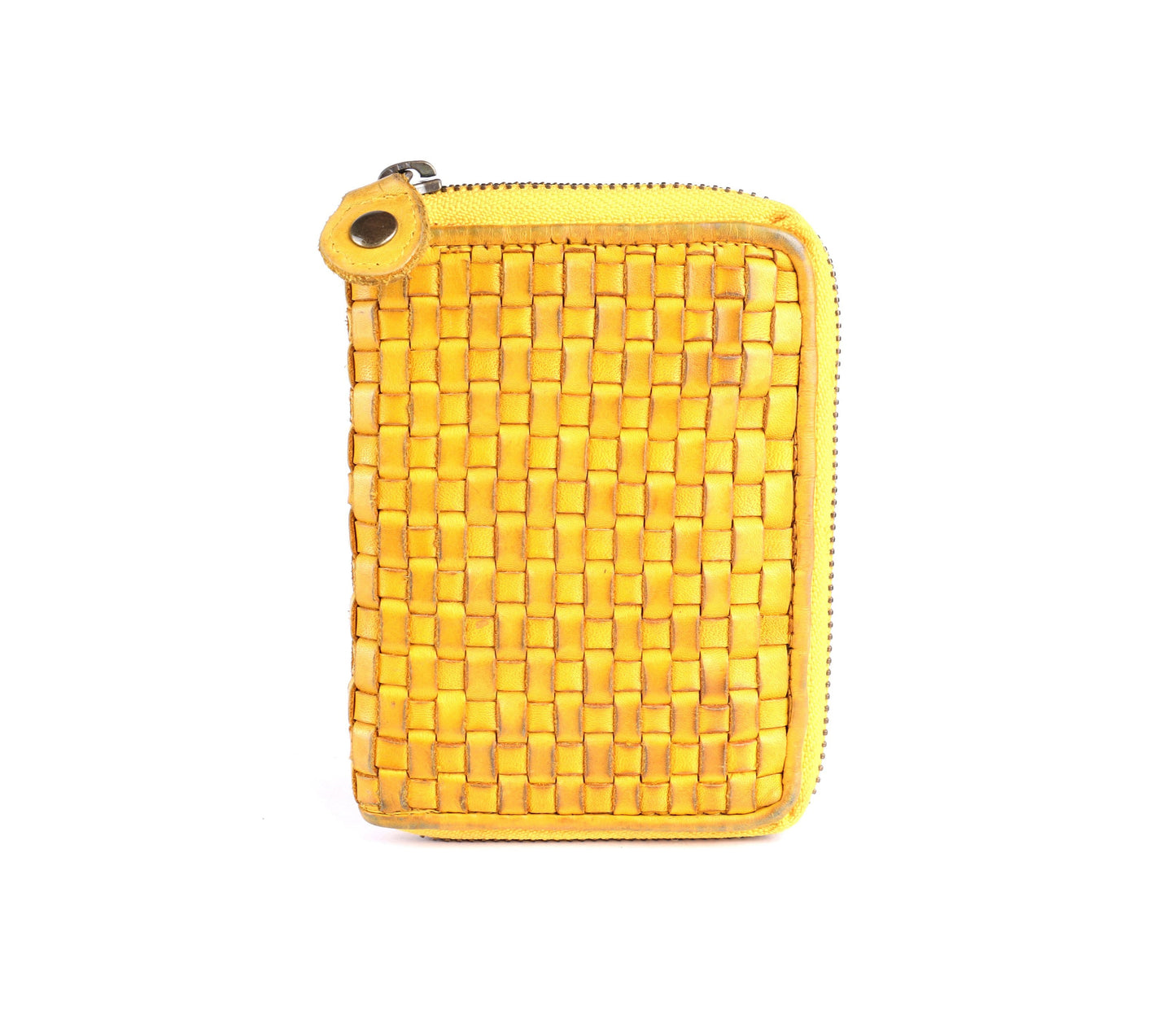 Leather Purse - Yellow