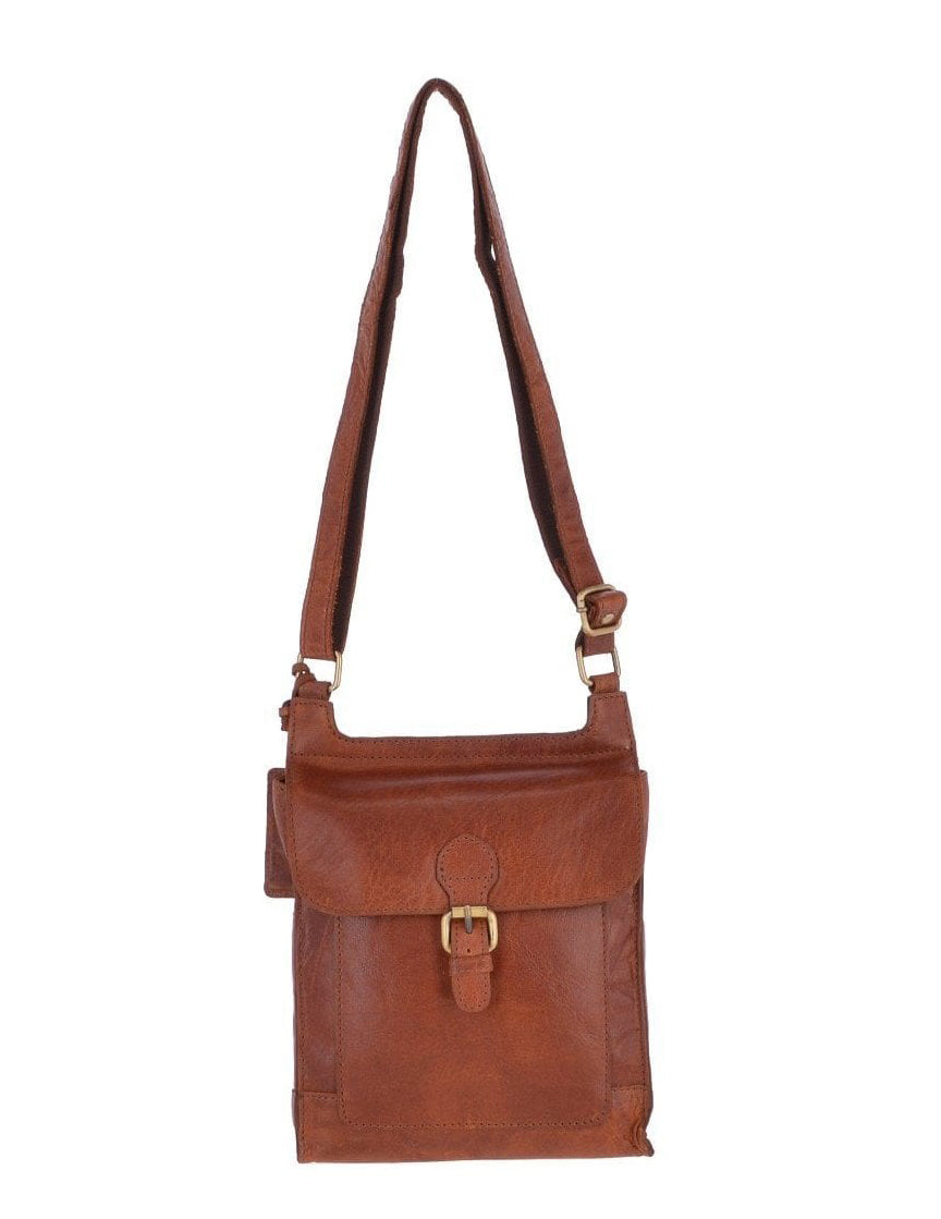 Leather Handbag - Honey