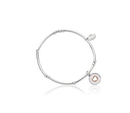 Cariad Morse Code Affinity Bead Bracelet 16-16.5cm