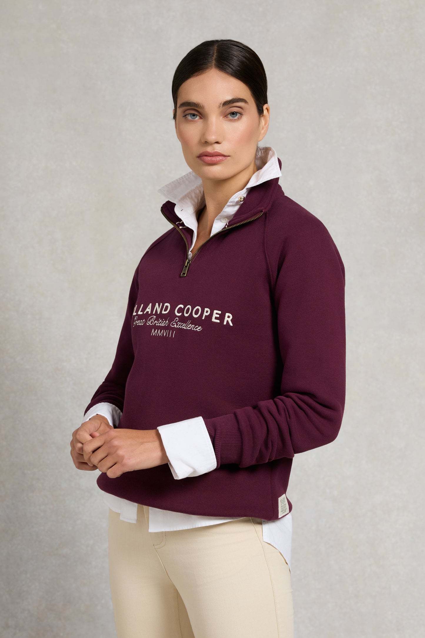 Sporting Goods Zip Henley