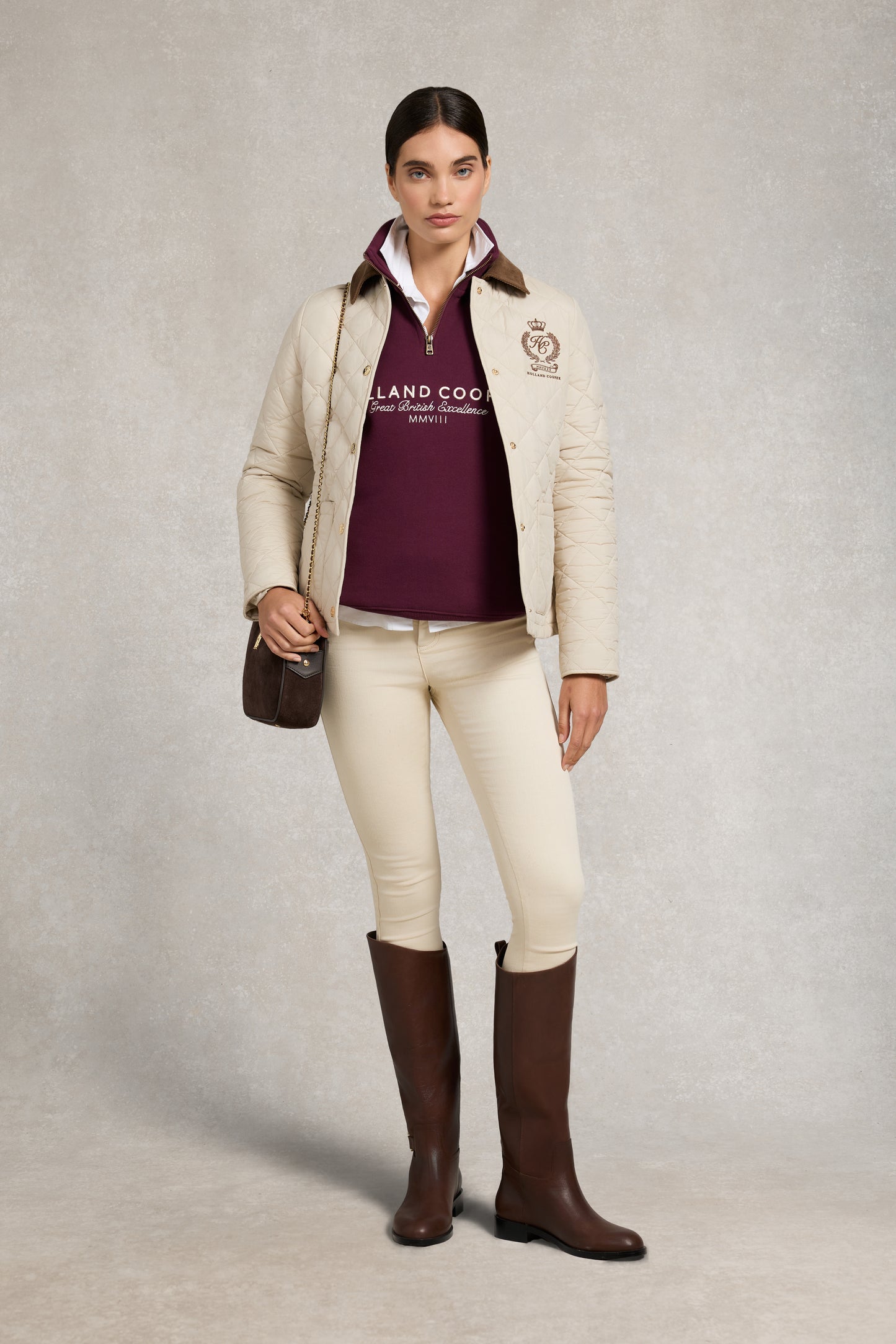 Sporting Goods Zip Henley