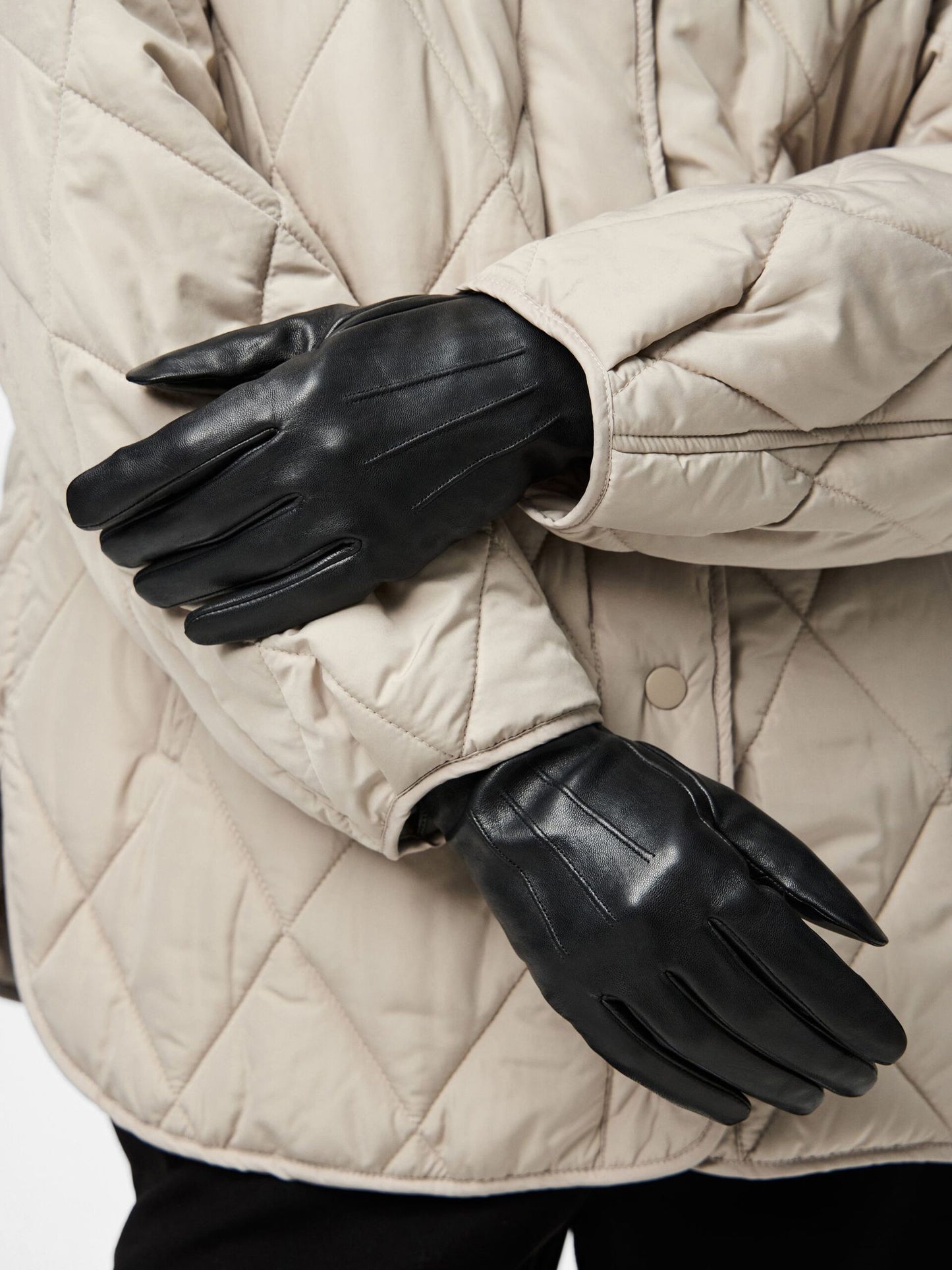 PCNELLIE LEATHER GLOVES