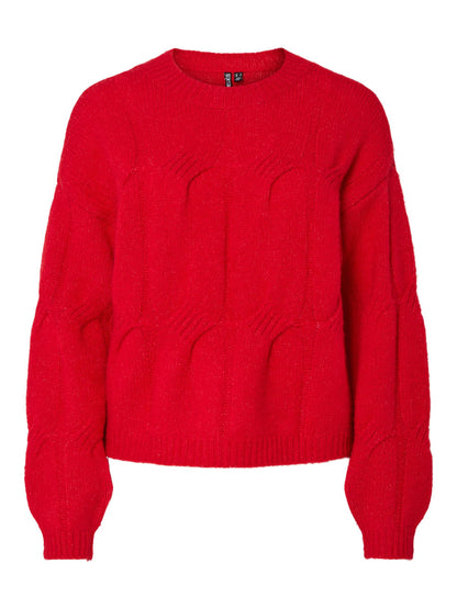 PCJENNA CABLE KNITTED JUMPER