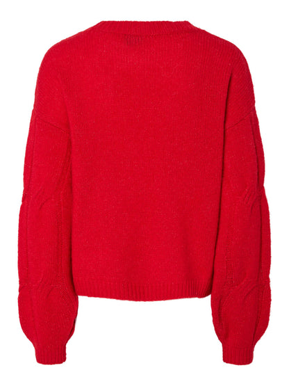 PCJENNA CABLE KNITTED JUMPER