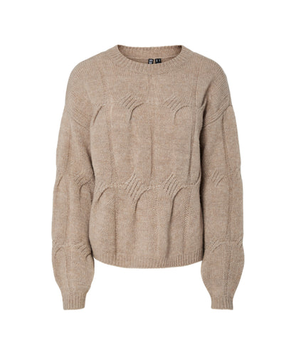 PCJENNA CABLE KNITTED JUMPER