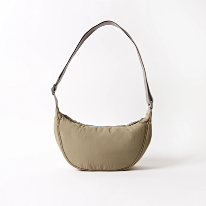 Farringdon Half Moon Bag in Taupe